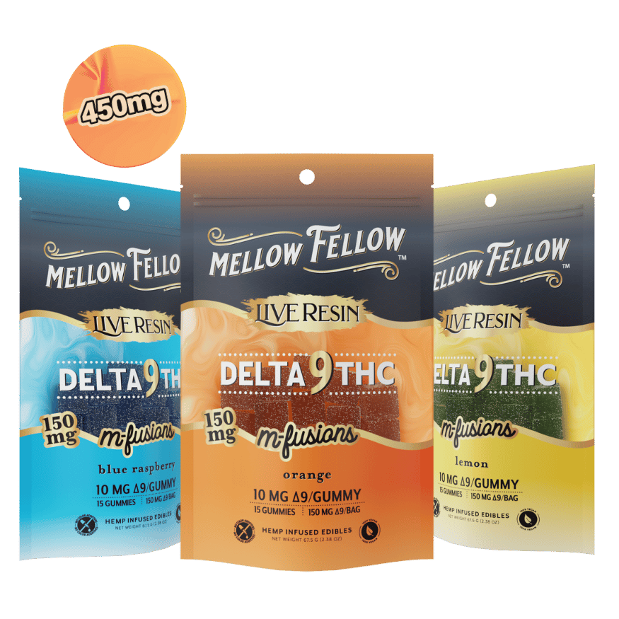 Live Resin THC Gominalas 150MG | Mellow Fellow
