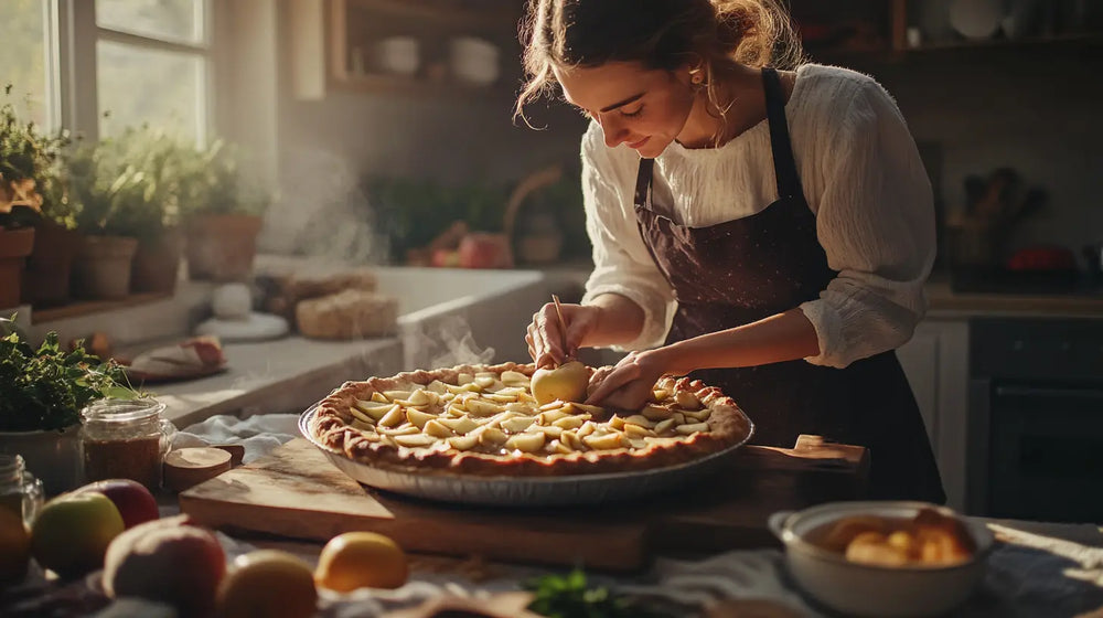 Receta de tarta de manzana con CBD: fácil y deliciosa
